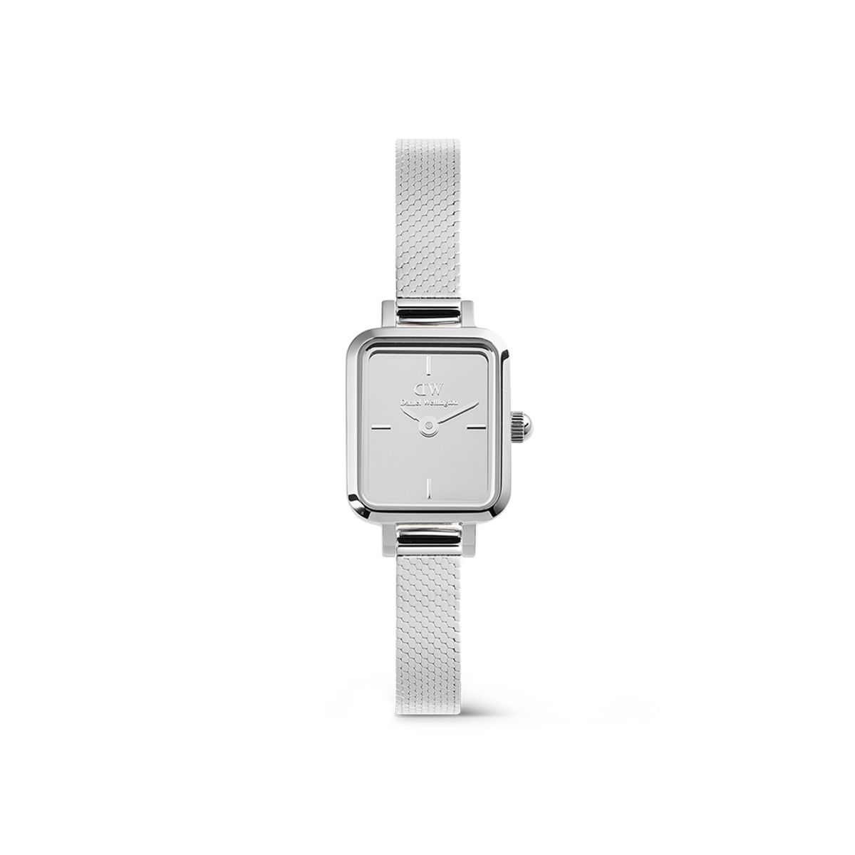다니엘 웰링턴(DANIEL WELLINGTON) QUADRO MINI REFLECTION 폴리시드 메탈 유광 여성손목시계