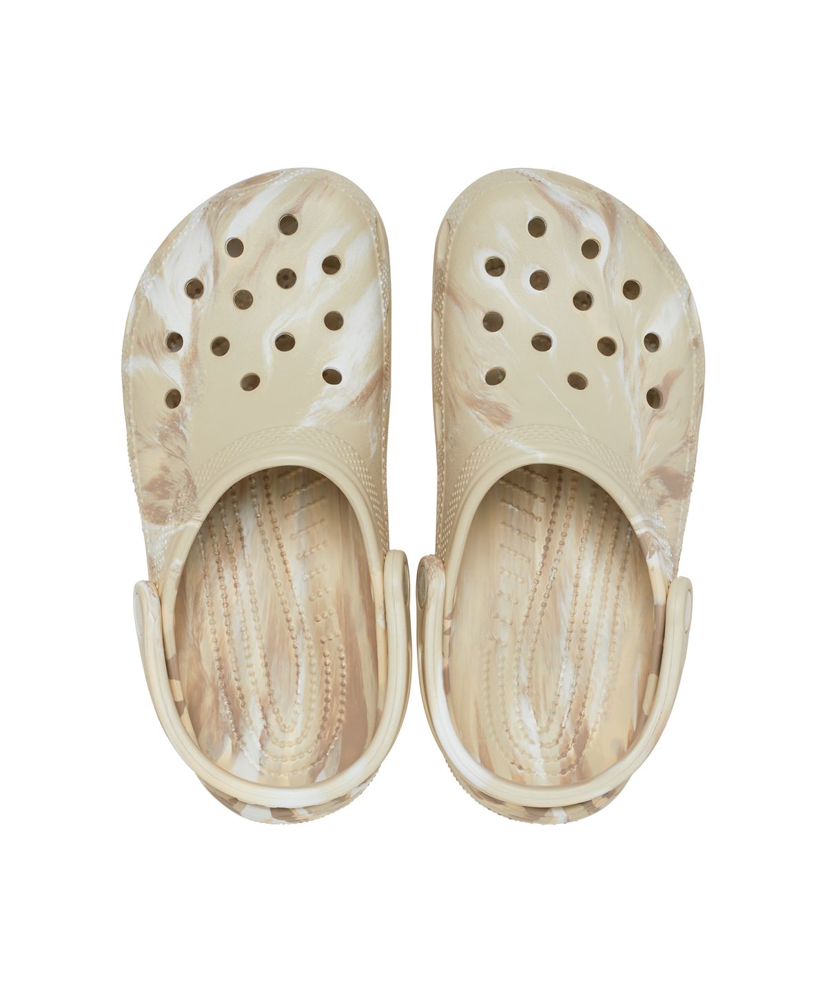 크록스(CROCS) 클래식 마블 클로그 - 본/멀티 / 206867-2Y3