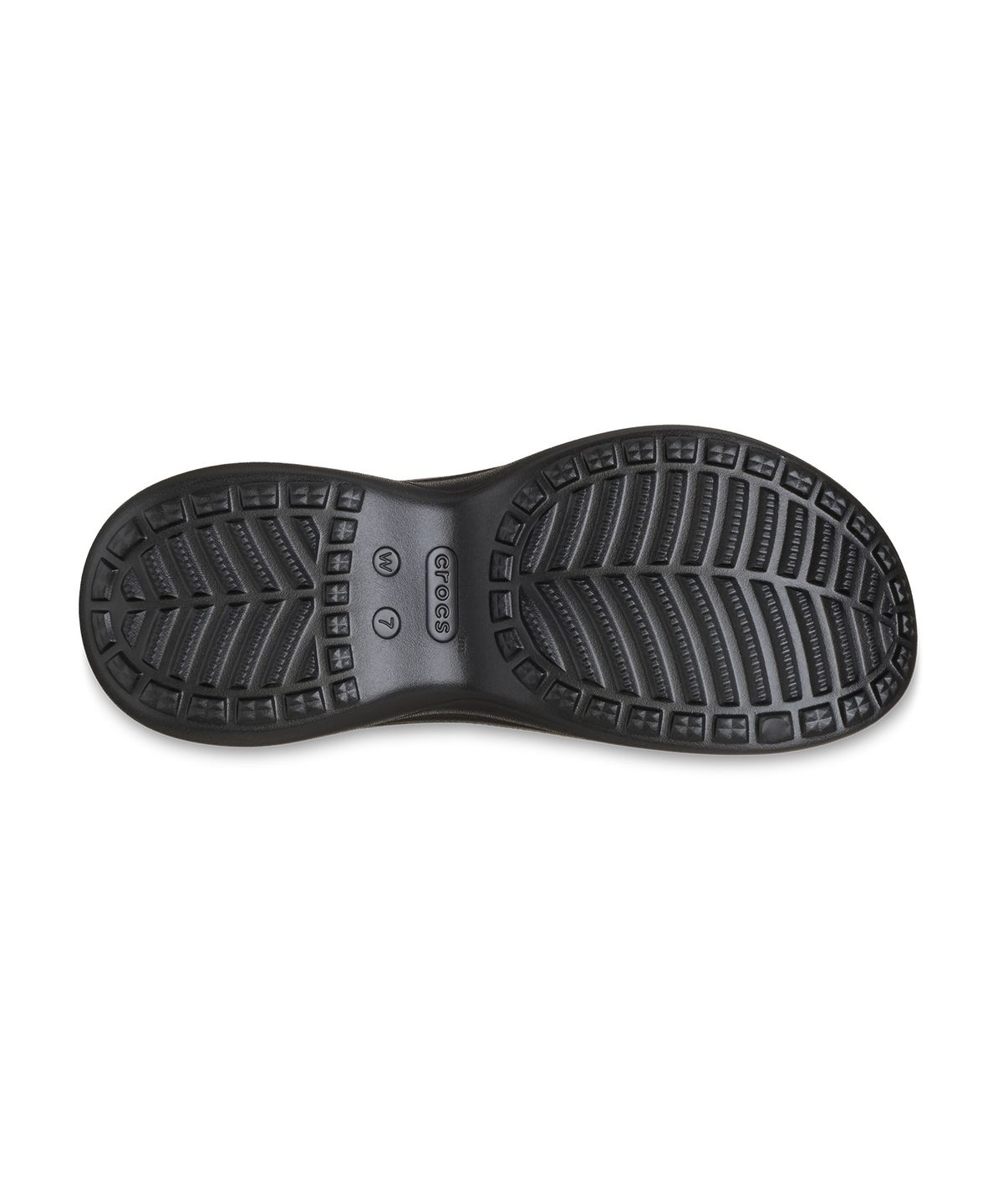 크록스(CROCS) 베이 슬라이드 - 블랙 / 211108-001