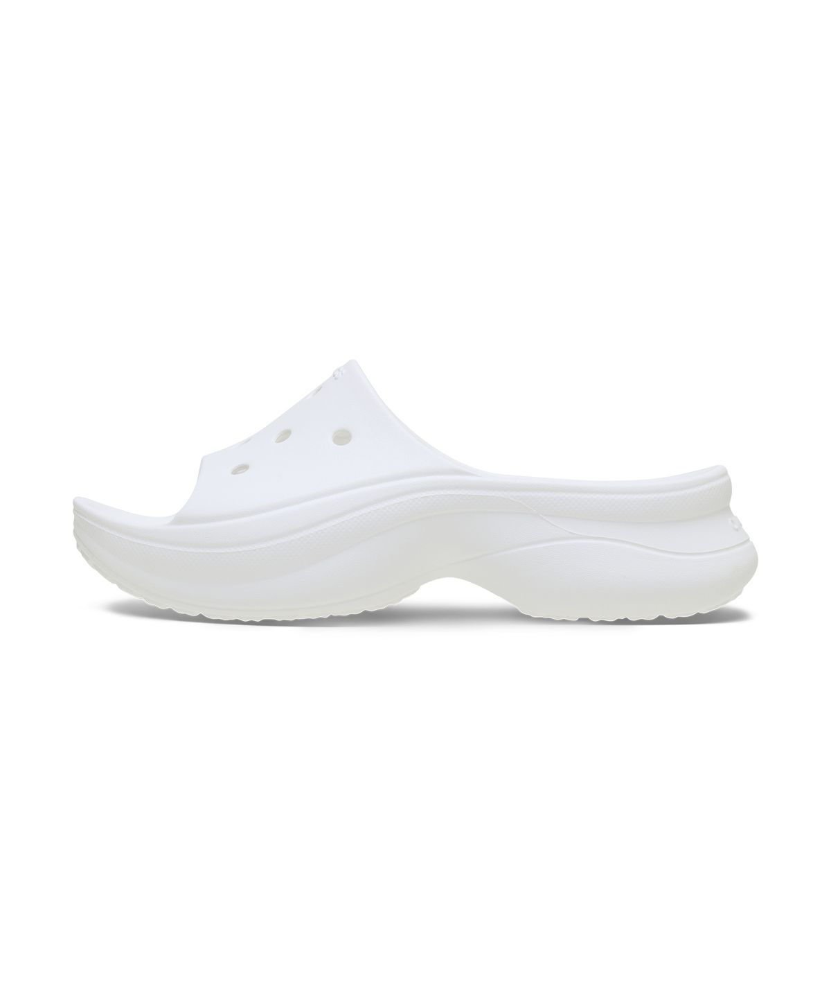 크록스(CROCS) 베이 슬라이드 - 화이트 / 211108-100