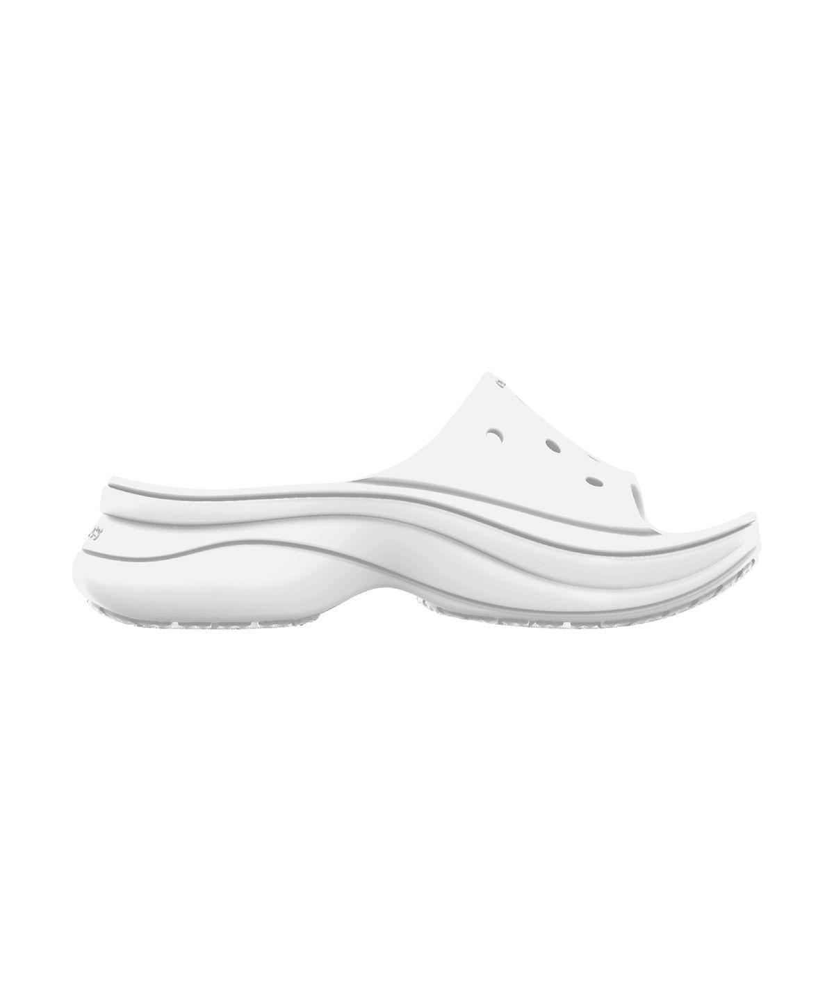 크록스(CROCS) 베이 슬라이드 - 화이트 / 211108-100