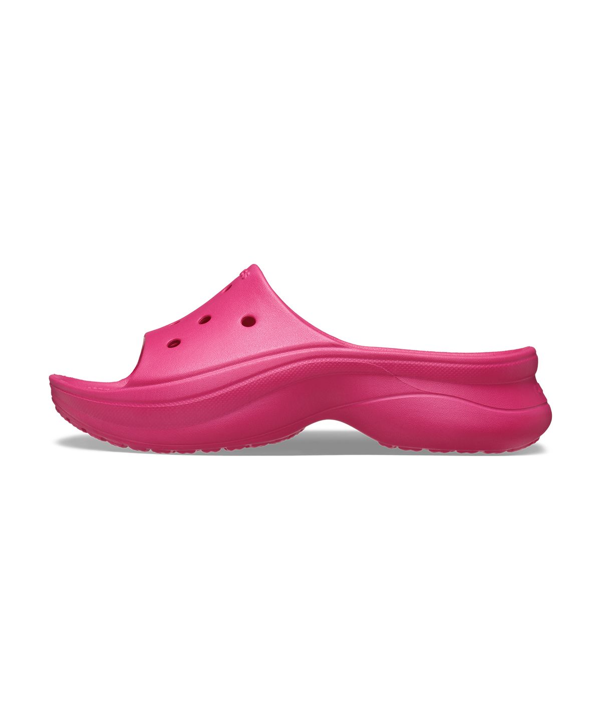 크록스(CROCS) 베이 슬라이드 - 드래곤프루트 / 211108-6ZQ