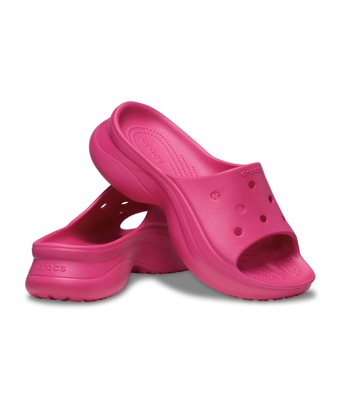 크록스(CROCS) 베이 슬라이드 - 드래곤프루트 / 211108-6ZQ