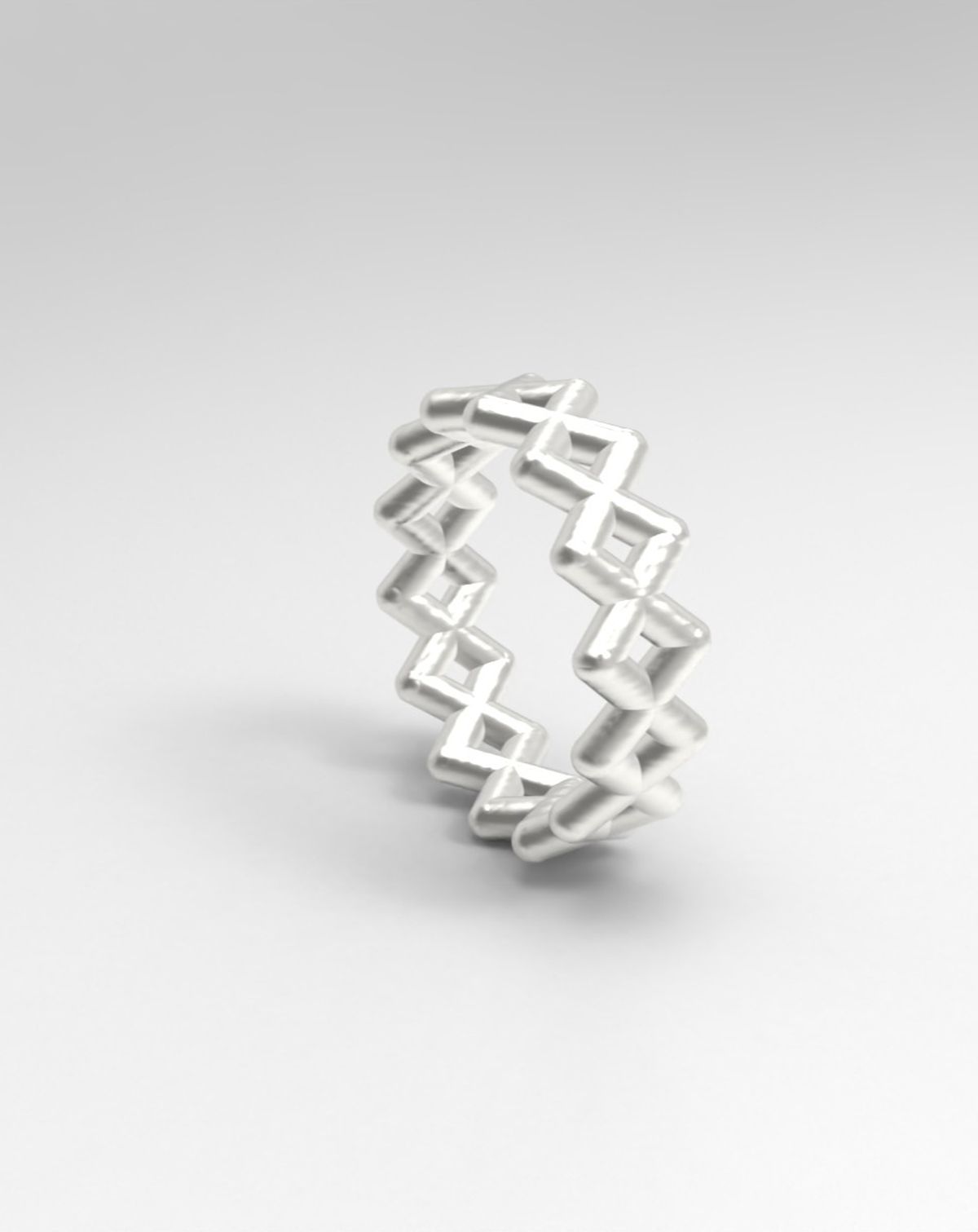 르네오브제(RENEOBJET) RAY  RHOMBUS RING [STERLING SILVER] 패턴 925실버 링 반지
