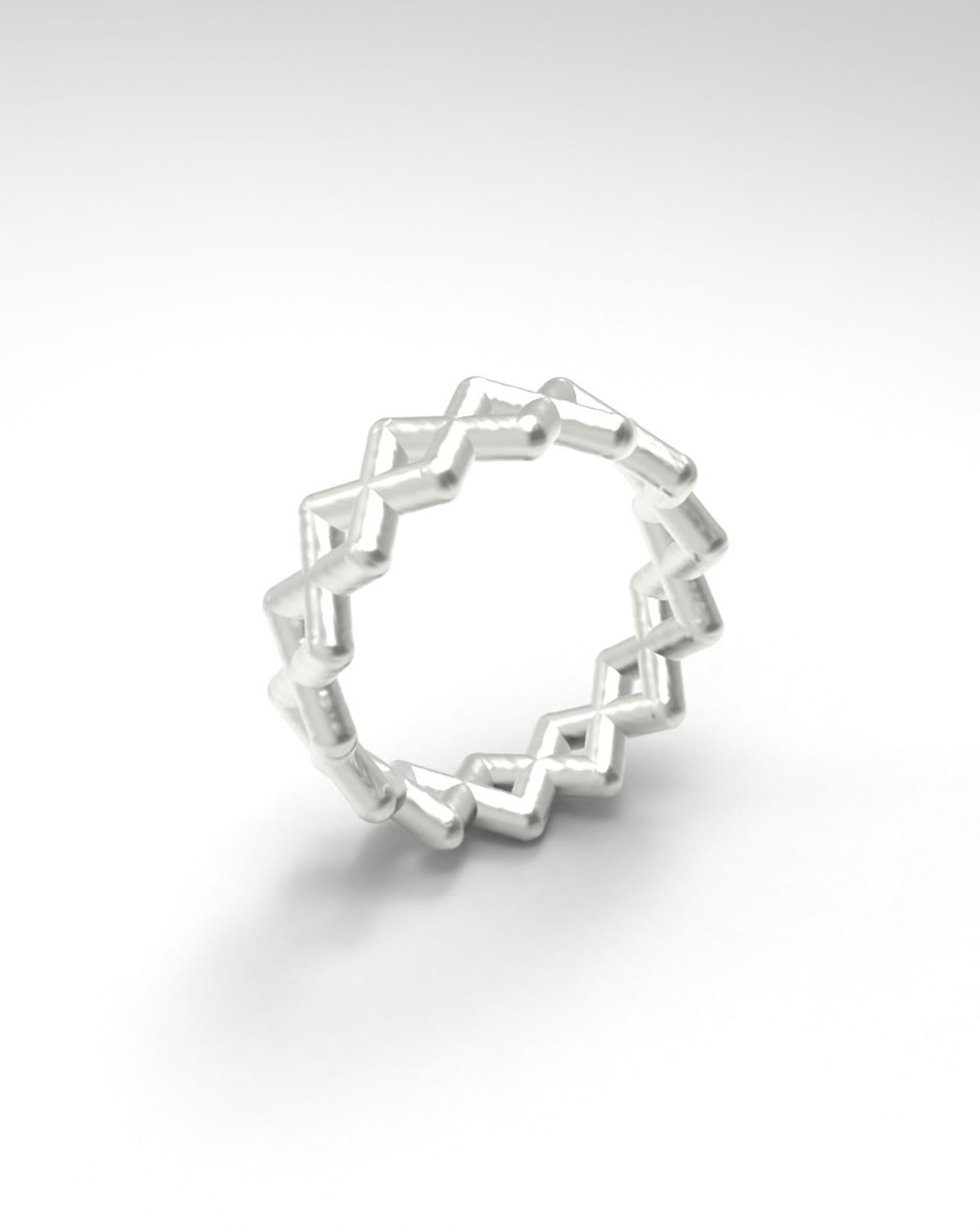 르네오브제(RENEOBJET) RAY  RHOMBUS RING [STERLING SILVER] 패턴 925실버 링 반지