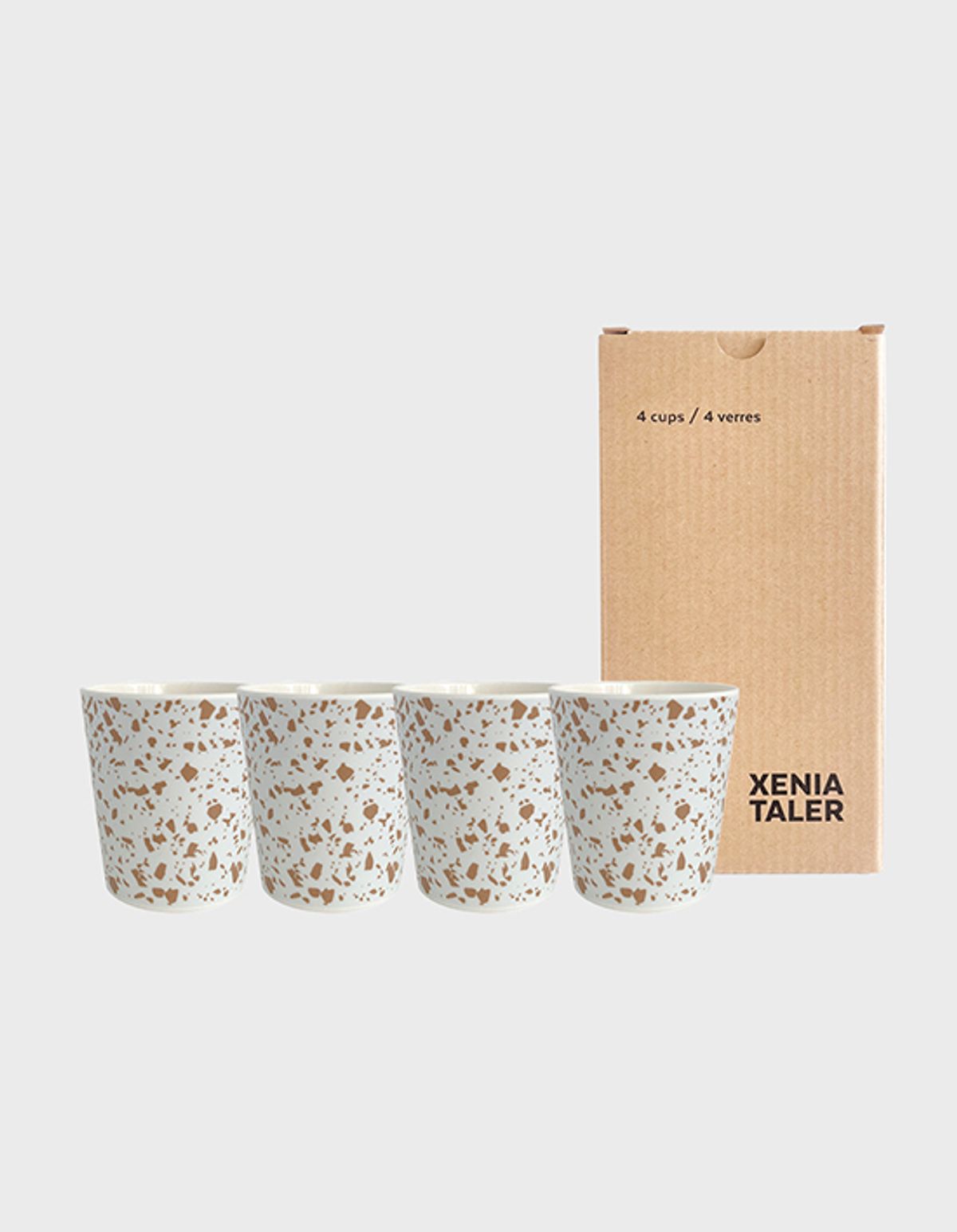 제니아테일러(XENIA TALER) [선물포장] 텀블러 테라조 4P 세트 5종 택1