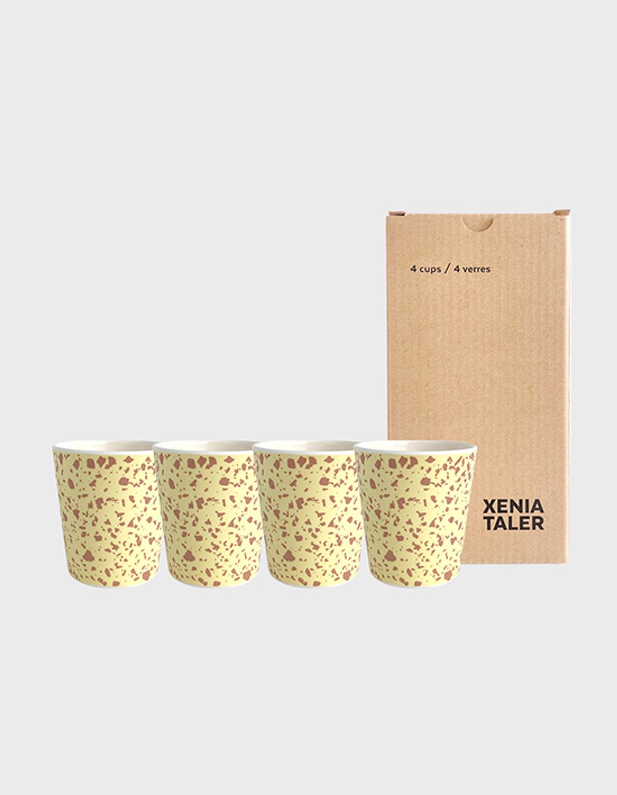 제니아테일러(XENIA TALER) [선물포장] 텀블러 테라조 4P 세트 5종 택1