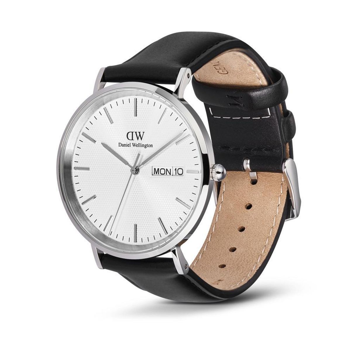 다니엘 웰링턴(DANIEL WELLINGTON) CLASSIC DAY DISPLAY SHEFFIELD SILVER 레더워치