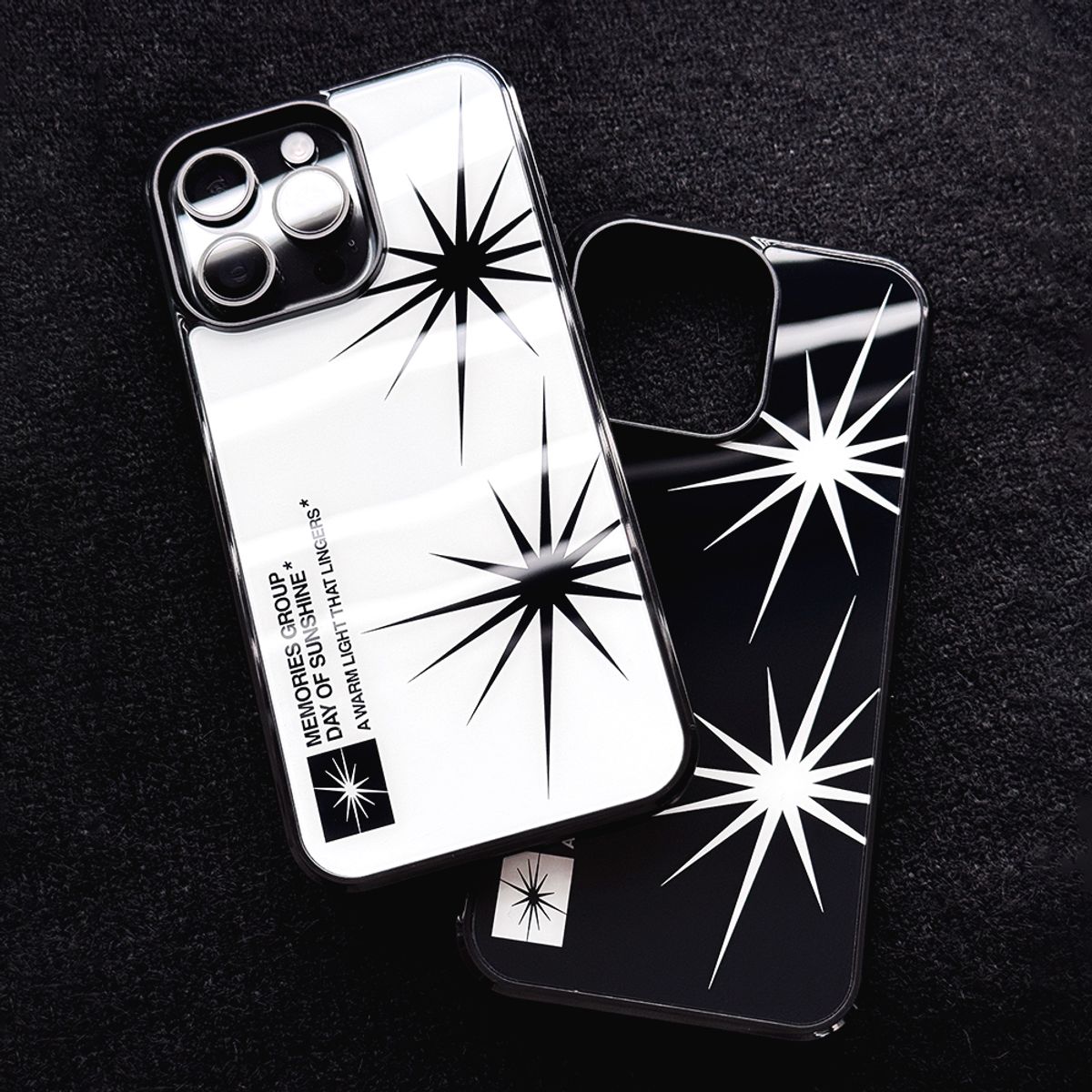 메모리즈바운더리(MEMORIESBOUNDARY) Radiant Days Graphic Phone Case(Glass_WH)/(MagSafe)