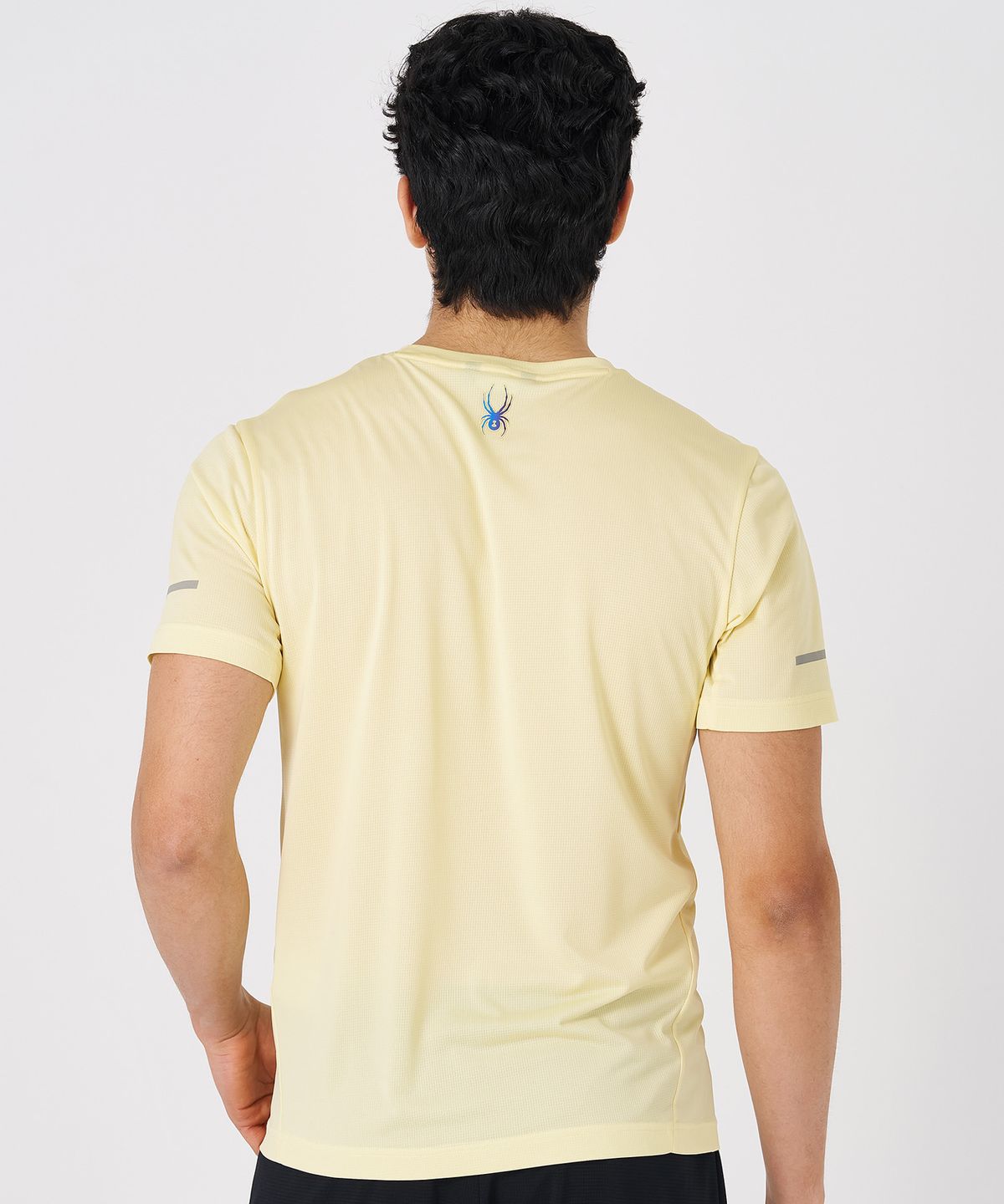 스파이더(SPYDER) 남성 러닝 경량 반팔 티셔츠 SPKMCNRS233MYEL