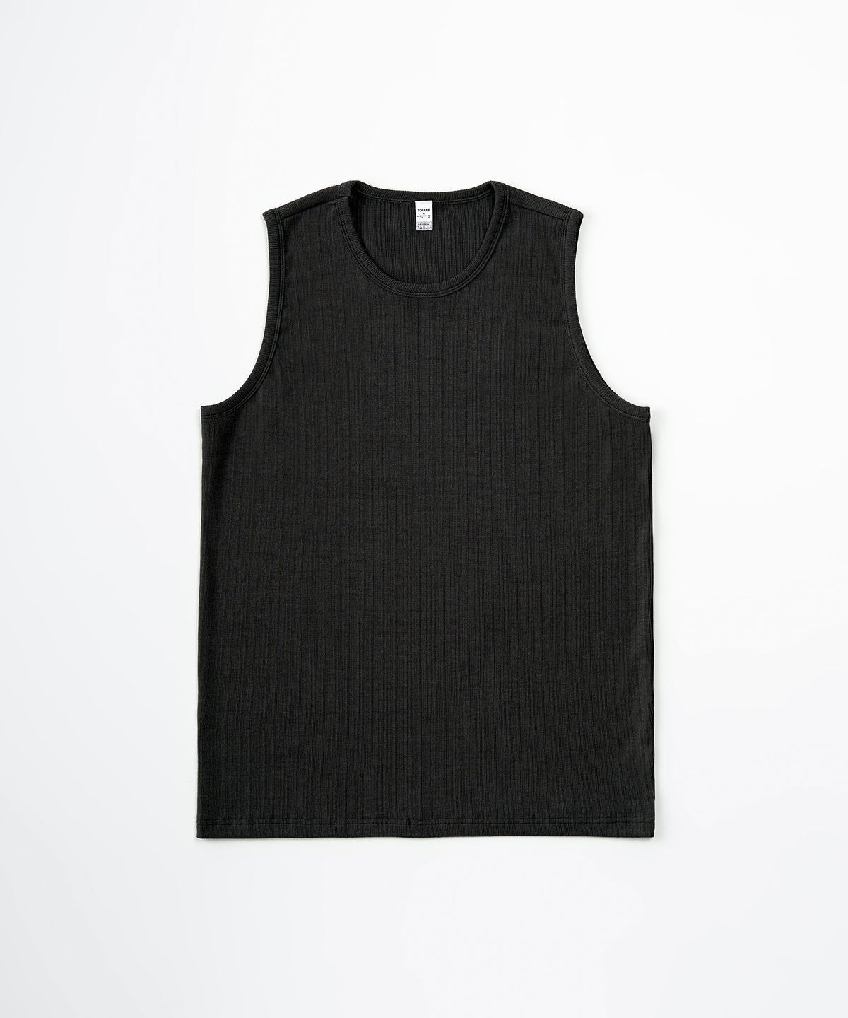 토피(TOFFEE) 크로셰 슬리브리스 (BLACK)