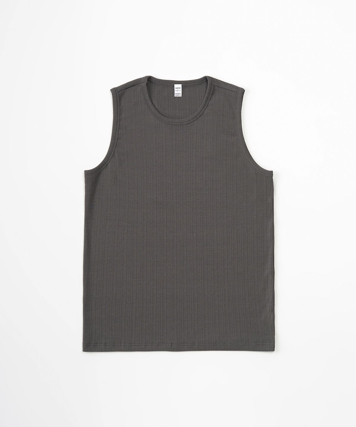 토피(TOFFEE) 크로셰 슬리브리스 (CHARCOAL)