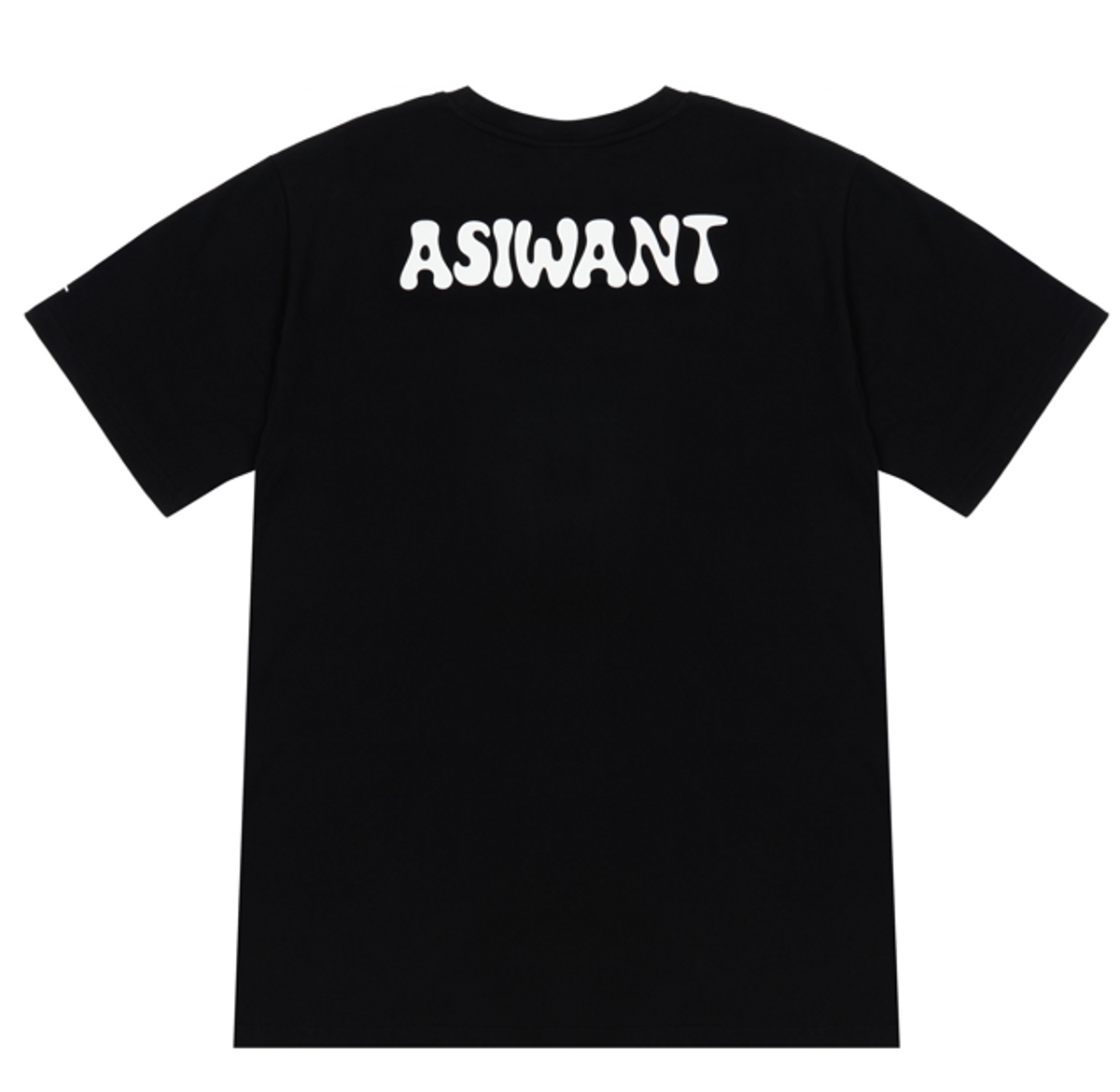 에즈아이원(ASIWANT) 슬라임 원트 티셔츠 블랙