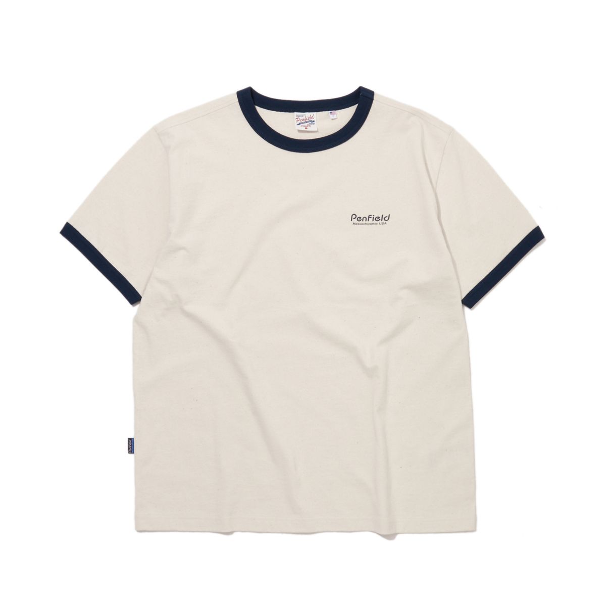 펜필드(PENFIELD) [2PACK] 인그레이 반소매 링거티 투팩(네이비+브라운)_FR2KT22U