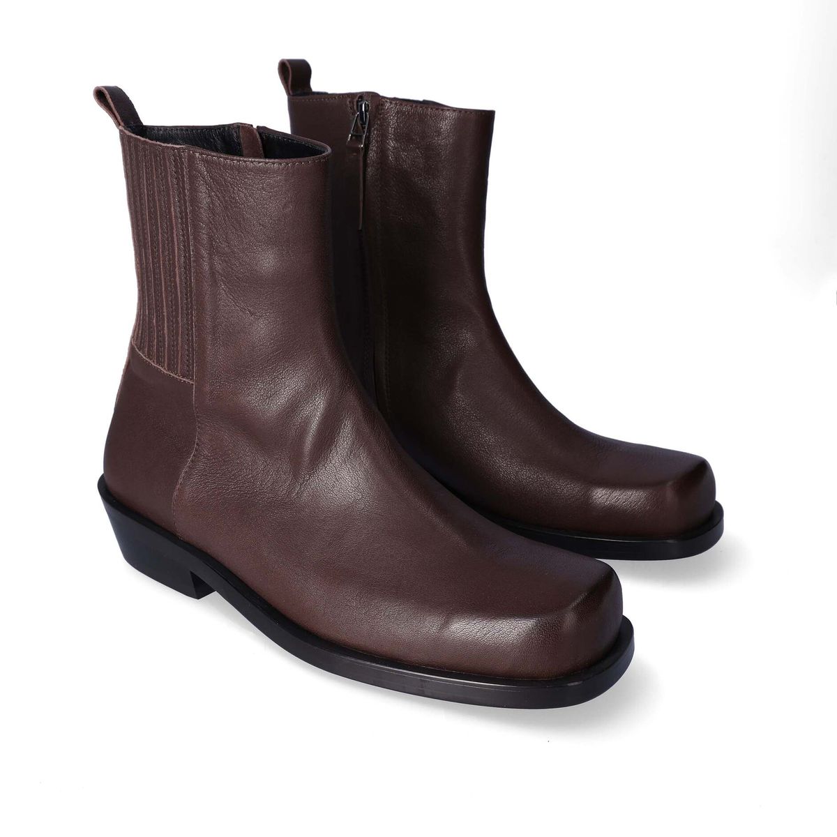 누스미크(NUOSMIQ) RAMA Chelsea Boots Brown