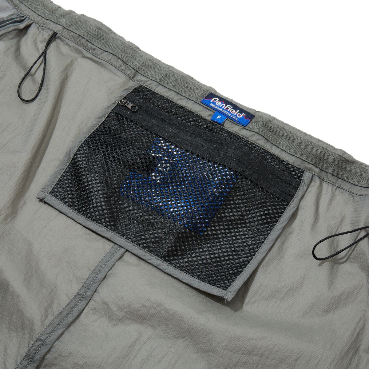 펜필드(PENFIELD) 패커블 나일론 카고 랩스커트 그레이_FR2WS70U