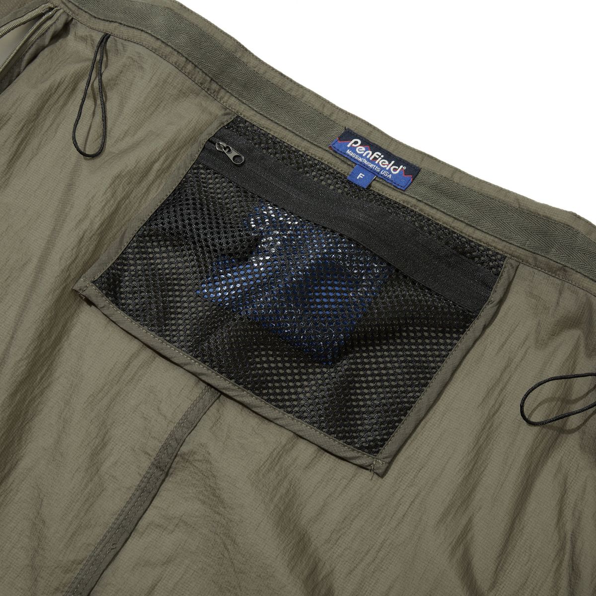 펜필드(PENFIELD) 패커블 나일론 카고 랩스커트 올리브_FR2WS71U