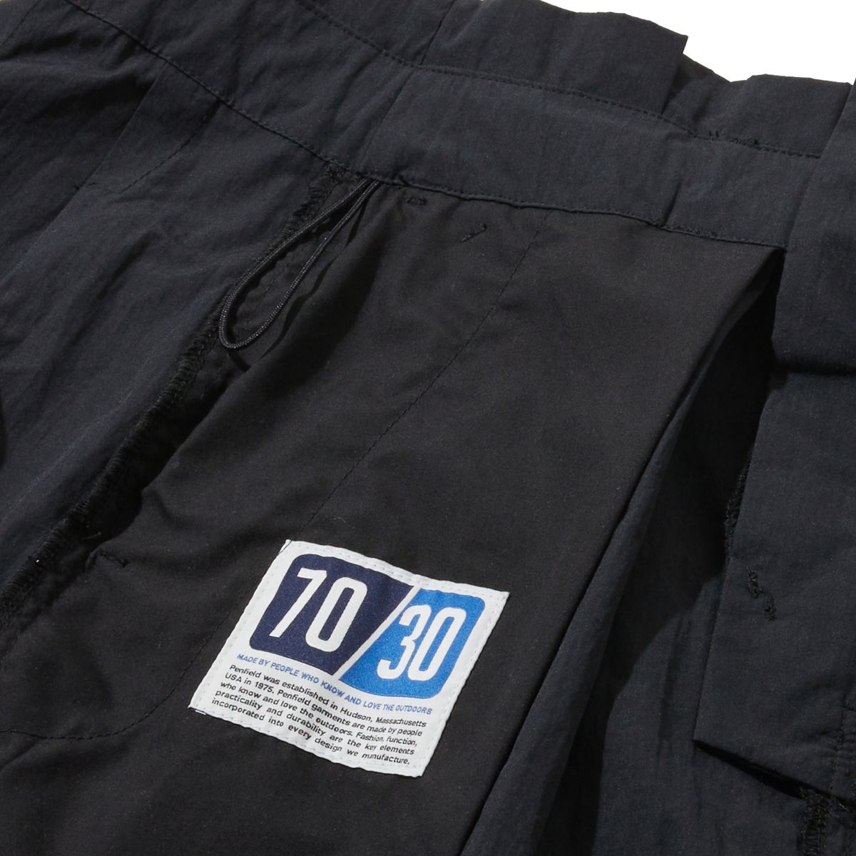 펜필드(PENFIELD) CN 하이웨이스트 투턱 H라인 스커트 블랙_FR2WS61F