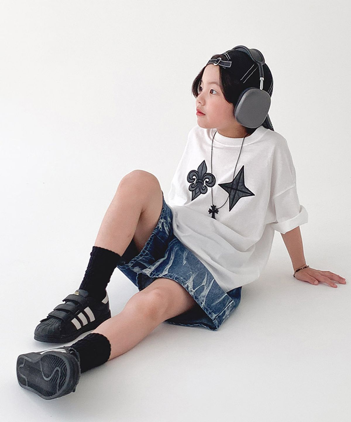 베리클로젯(BERRYCLOSET) 타이다이 워시 데님 팬츠