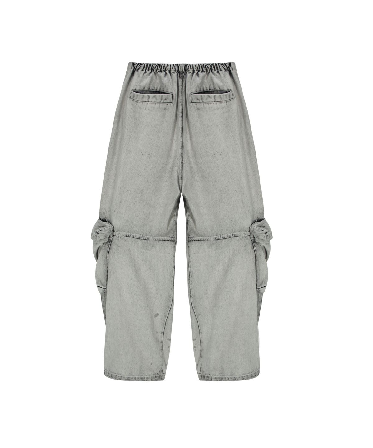에즈이프 캘리(ASIF CALIE) DENIM WASHING CARGO PANTS WHITE