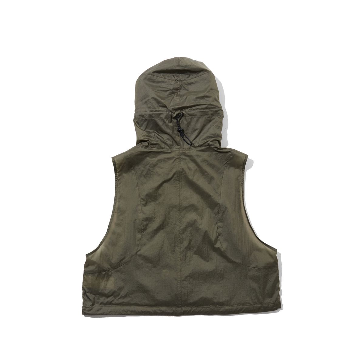 펜필드(PENFIELD) 나일론 컬러 블락 유틸리티 후드 베스트 올리브_FR2WV51F