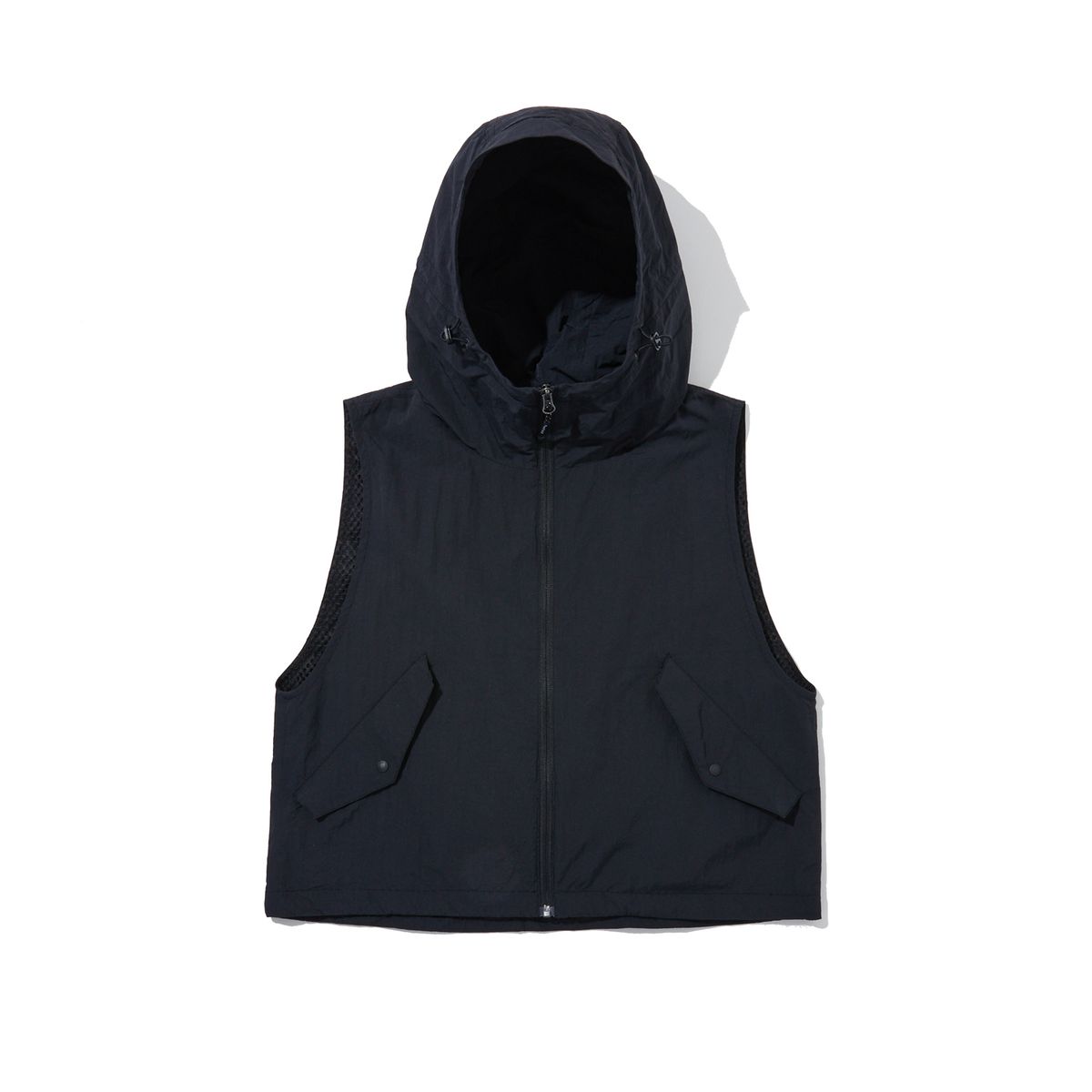 펜필드(PENFIELD) CN 패커블 백 후드 베스트 블랙_FR2WV51U