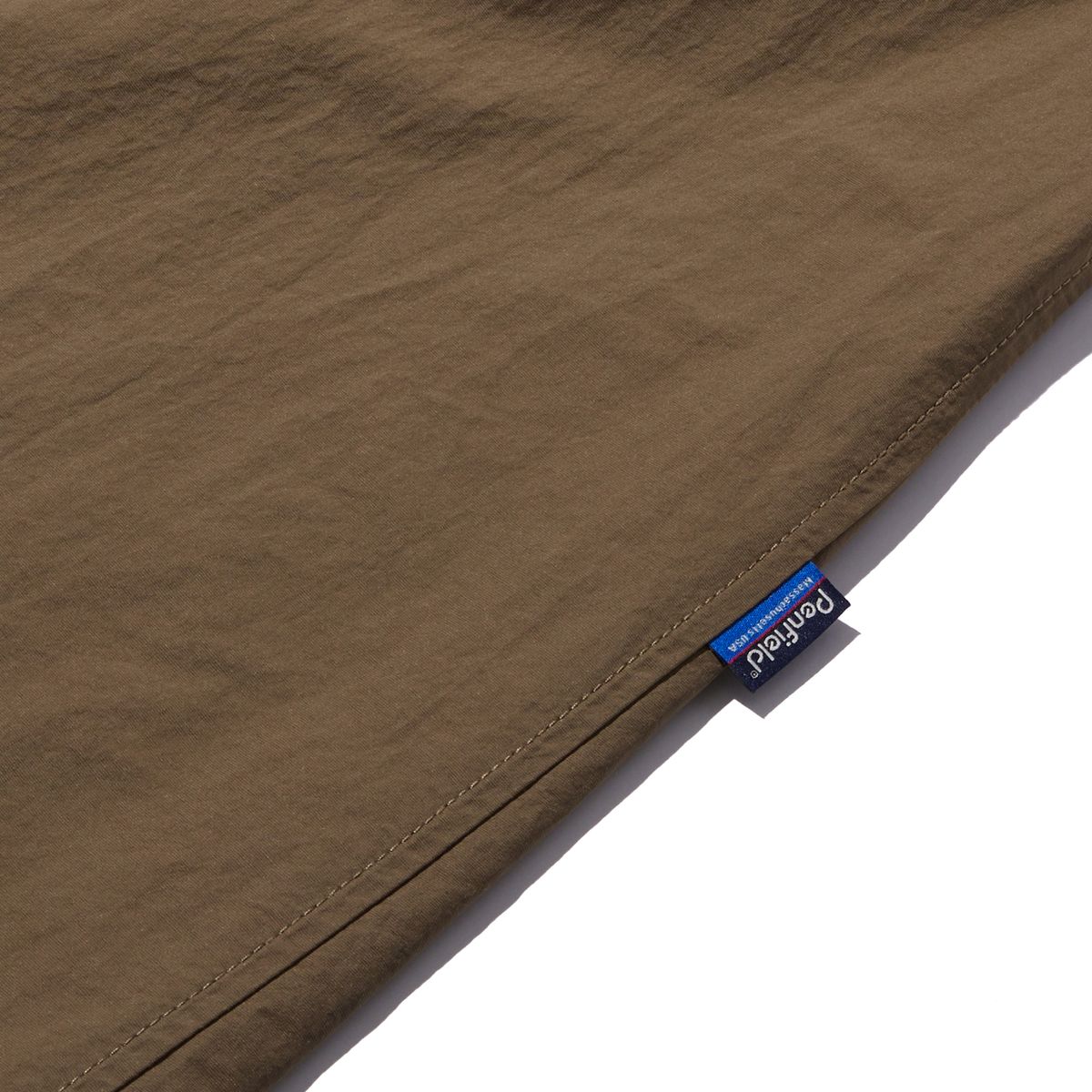 펜필드(PENFIELD) CN 오픈 카라 하프 셔츠 원피스 베이지_FR2WS50F