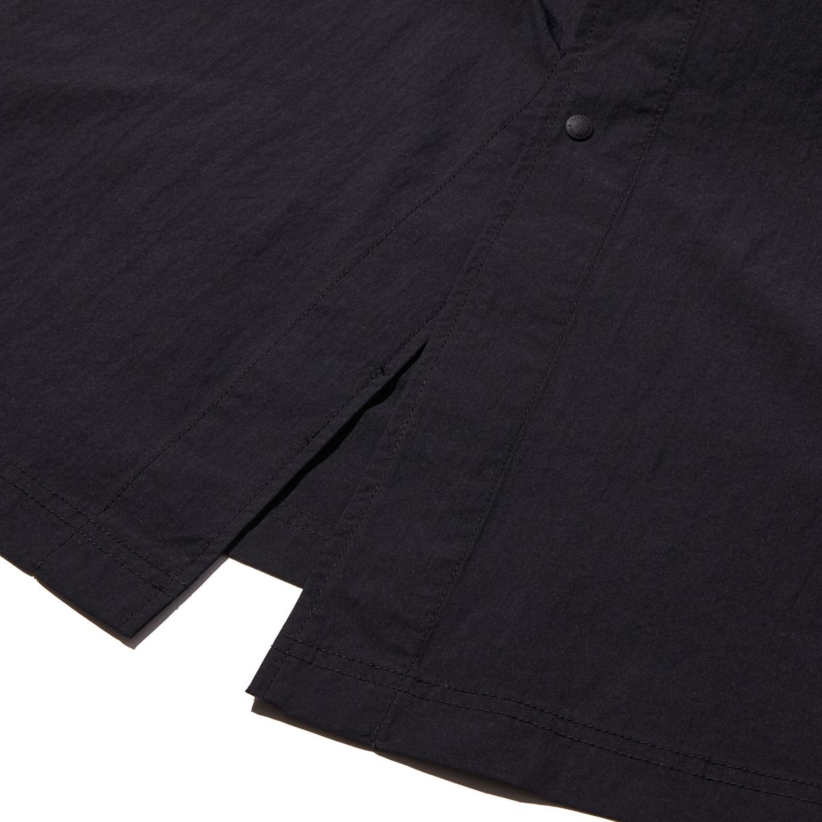 펜필드(PENFIELD) CN 오픈 카라 하프 셔츠 원피스 블랙_FR2WS51F