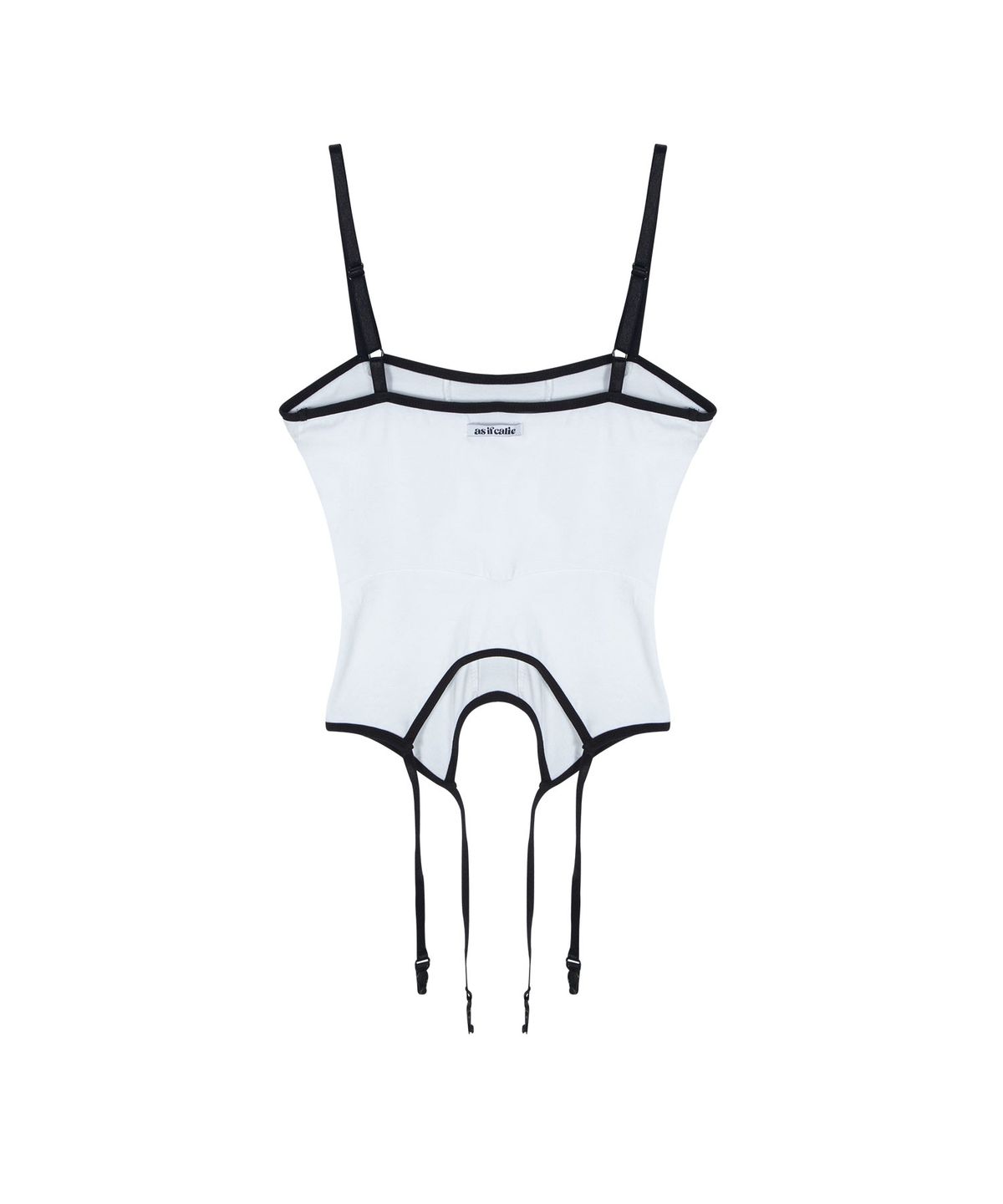 에즈이프 캘리(ASIF CALIE) CORSET SLEEVELESS TOP WHITE