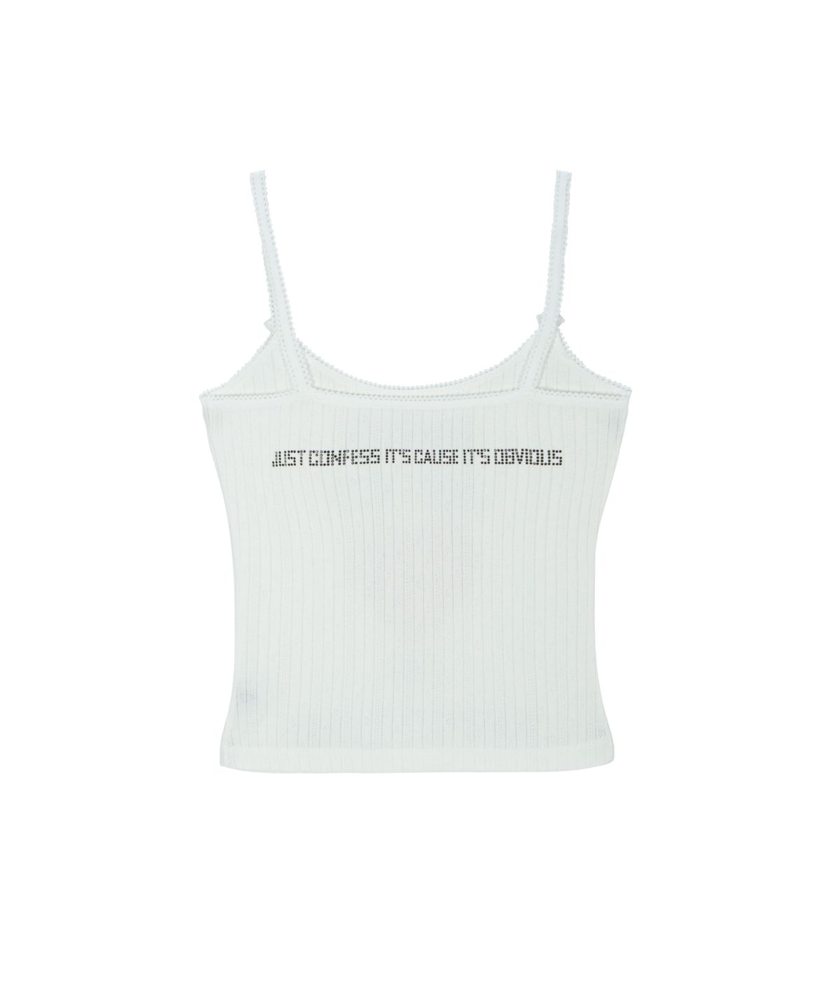 에즈이프 캘리(ASIF CALIE) GURLS JUST SLEEVELESS TOP WHITE