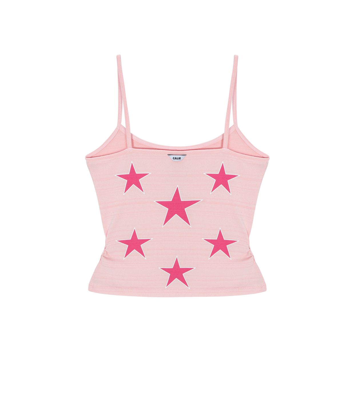 에즈이프 캘리(ASIF CALIE) SHIRRING STAR SLEEVELESS TOP PINK