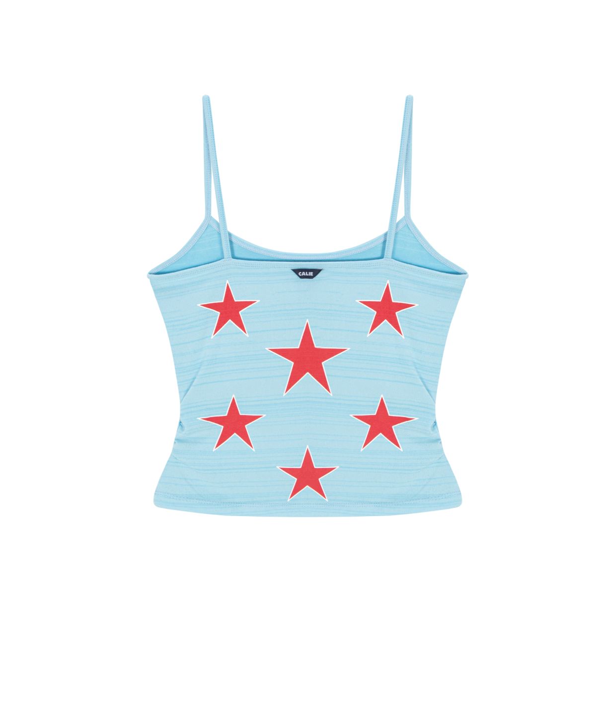 에즈이프 캘리(ASIF CALIE) SHIRRING STAR SLEEVELESS TOP SKYBLUE