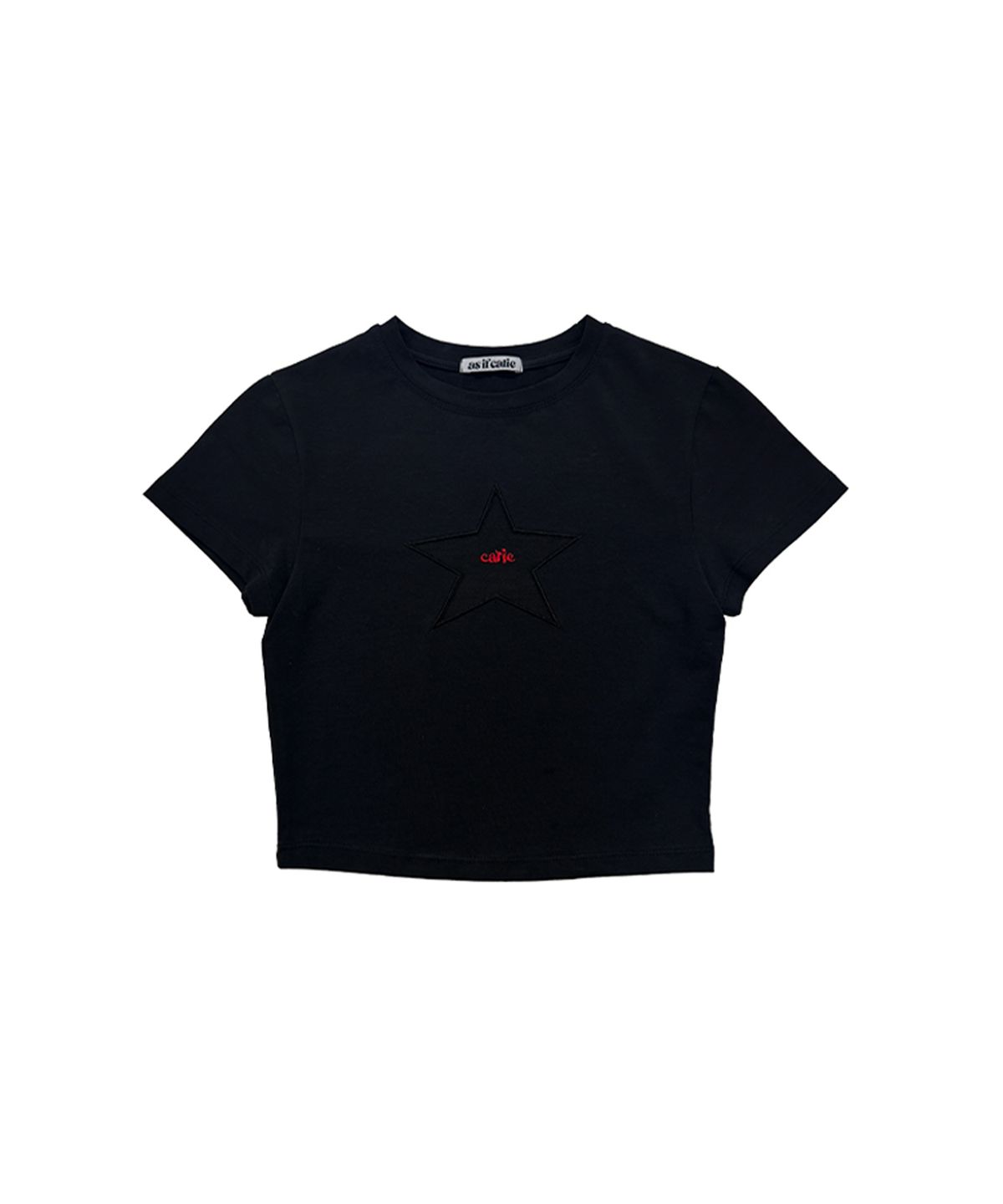 에즈이프 캘리(ASIF CALIE) STAR MESH T-SHIRT BLACK