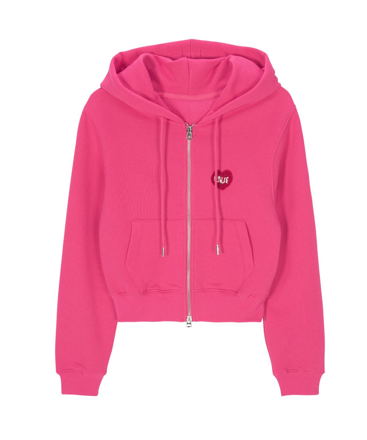 에즈이프 캘리(ASIF CALIE) CALIE HEART HOOD ZIP-UP PINK
