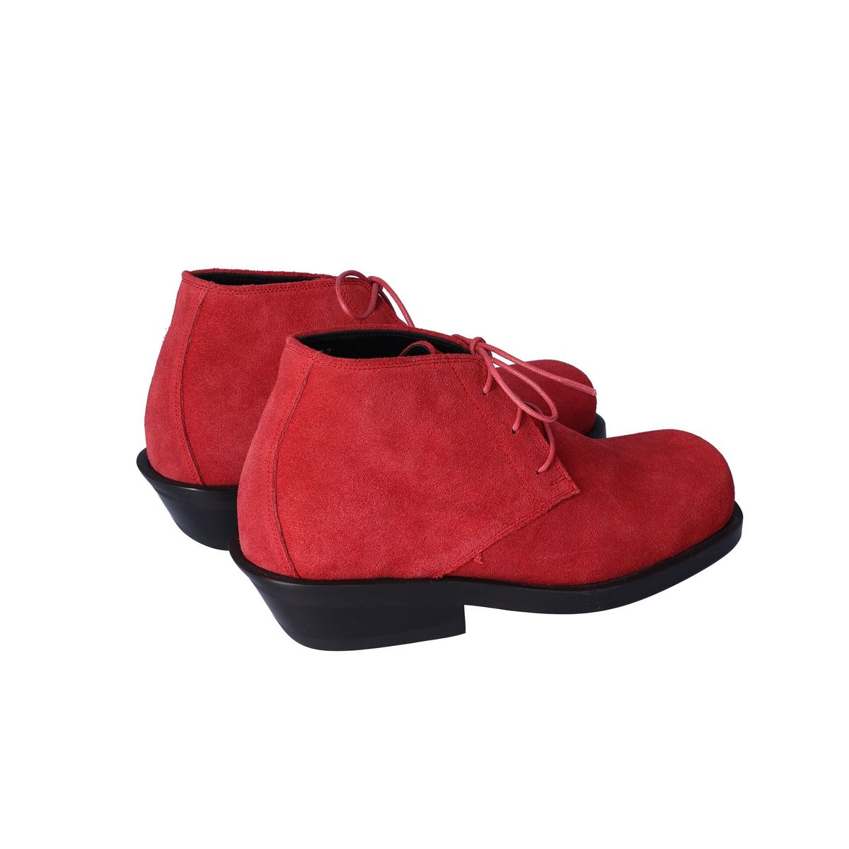 누스미크(NUOSMIQ) BASA Chukka Boots Red Italy Sprit