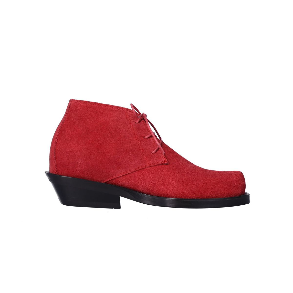 누스미크(NUOSMIQ) BASA Chukka Boots Red Italy Sprit