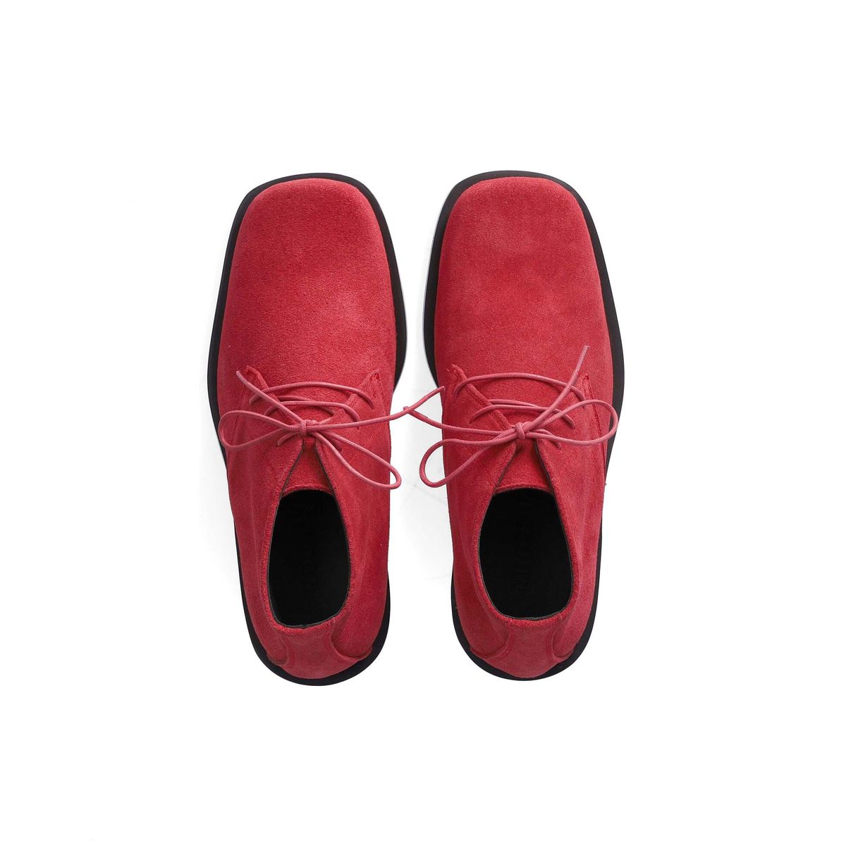누스미크(NUOSMIQ) BASA Chukka Boots Red Italy Sprit