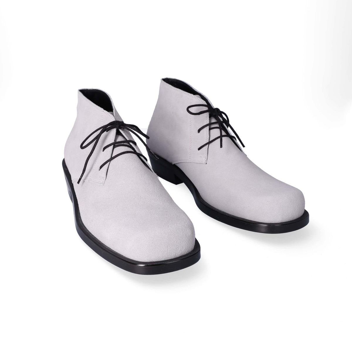 누스미크(NUOSMIQ) BASA Chukka Boots Cement Italy Sprit
