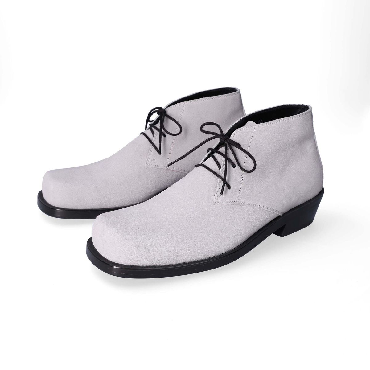 누스미크(NUOSMIQ) BASA Chukka Boots Cement Italy Sprit