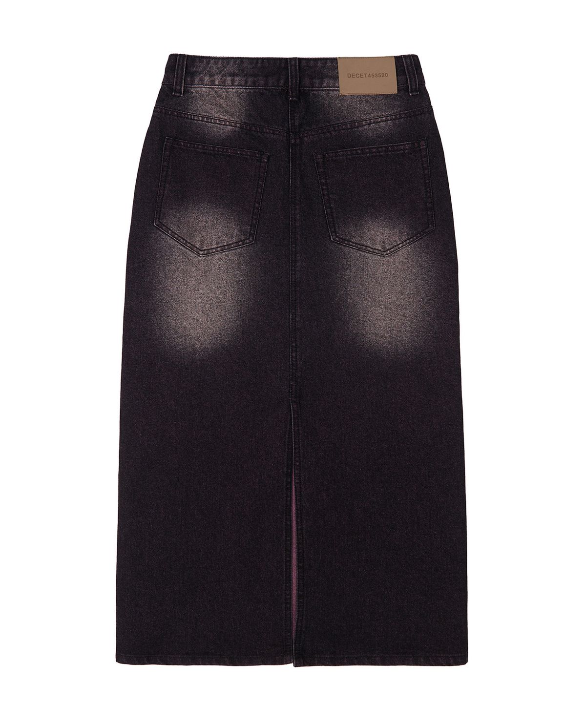 데케트 우먼(DECET WOMEN) Signature Long Skirt DCSK003BlackPink