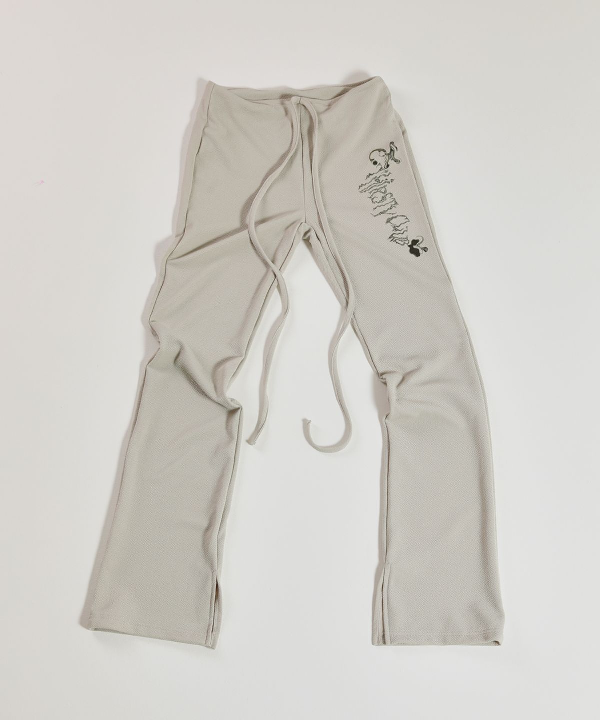 떨스티클럽(THIRSTYCLUB) Kiki side slit leggigns pants - Beige