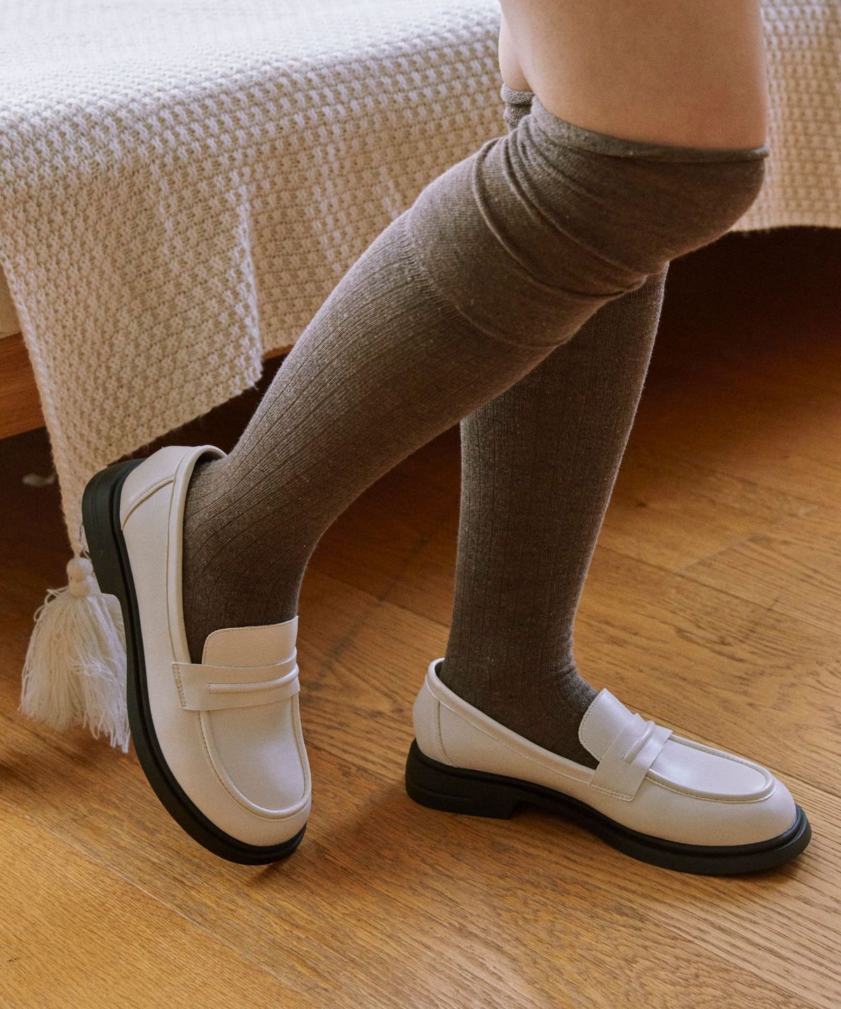 스퍼(SPUR) Cathy Round toe 클래식 로퍼 3.5cm -VS9002 (2color)