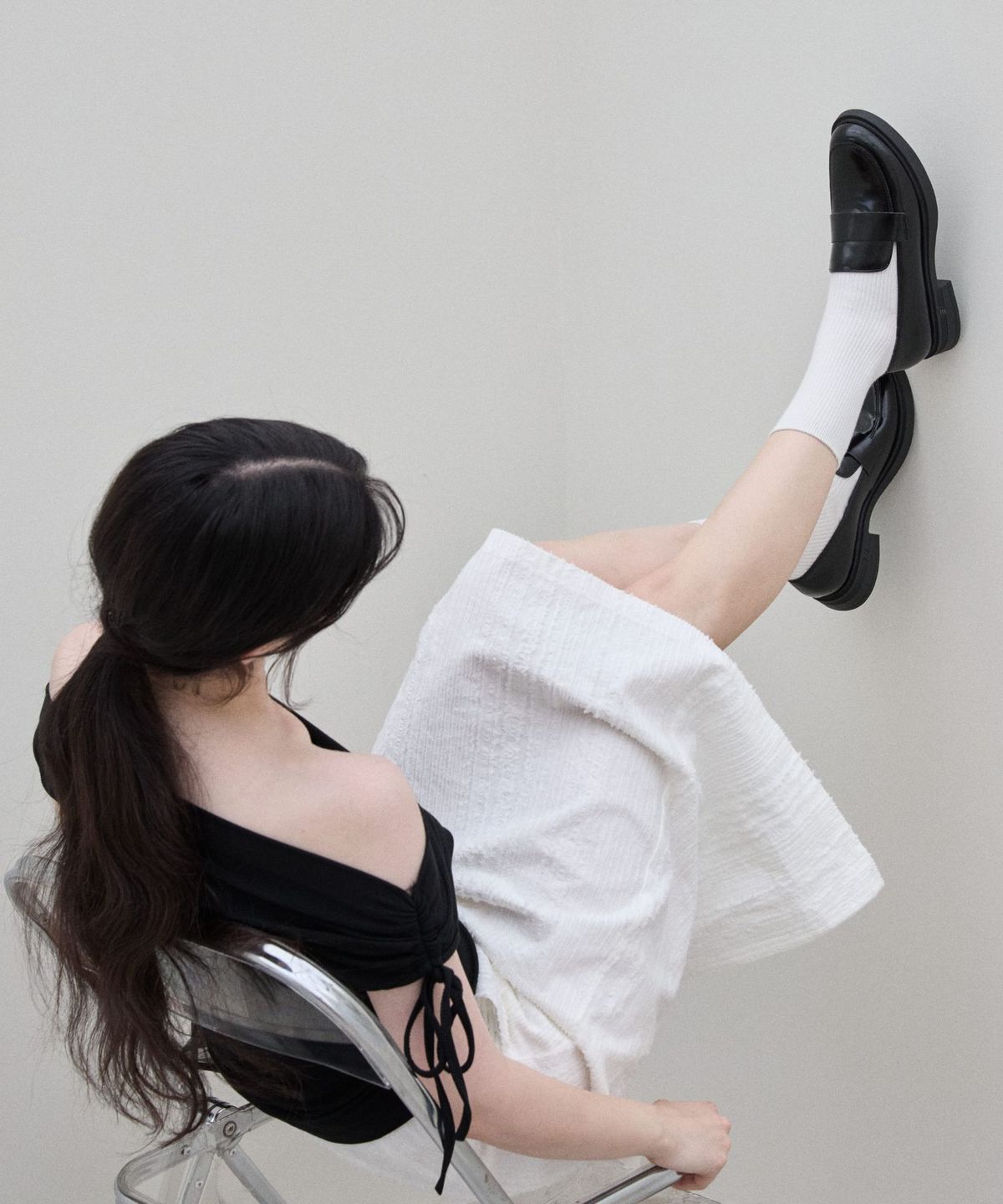 스퍼(SPUR) Jillian Minimal 클래식 로퍼 3.5cm -VS9001 (2color)