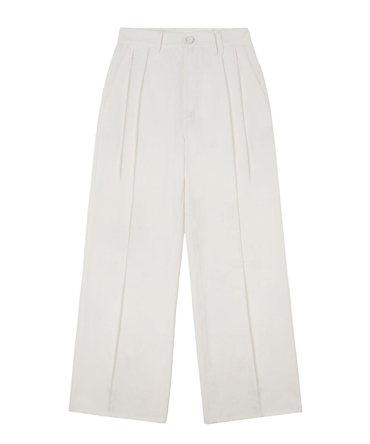 데케트 우먼(DECET WOMEN) 2Pleats Wide Pants DCWPT012Ivory