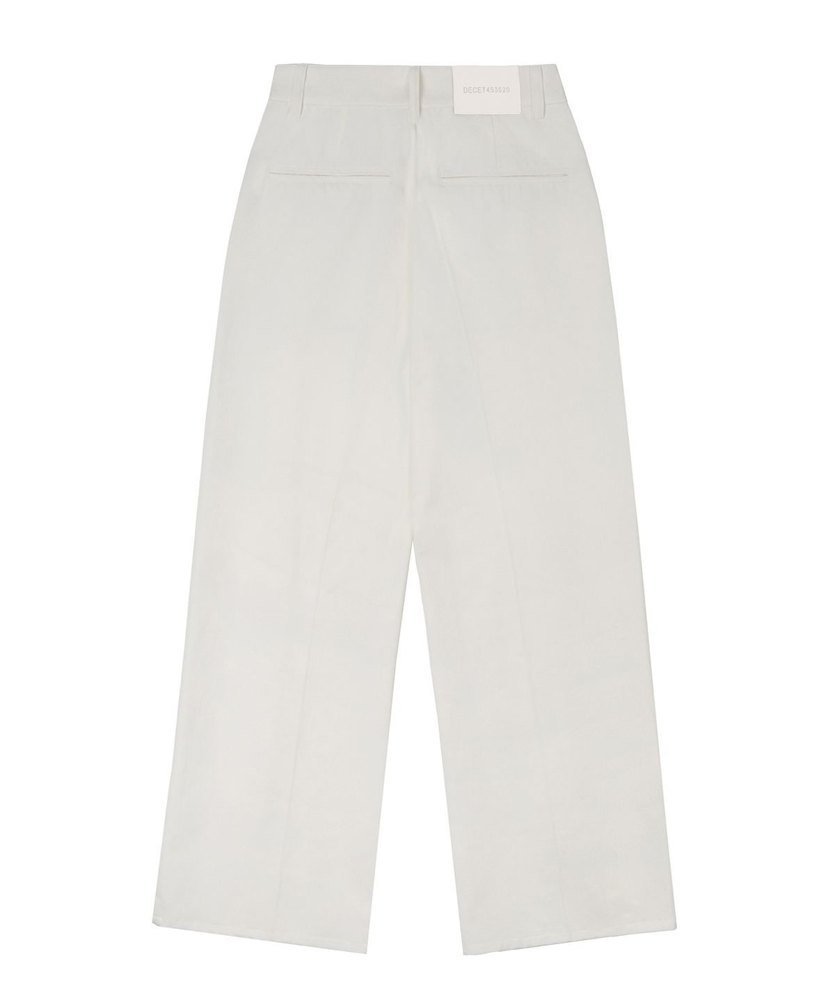 데케트 우먼(DECET WOMEN) 2Pleats Wide Pants DCWPT012Ivory