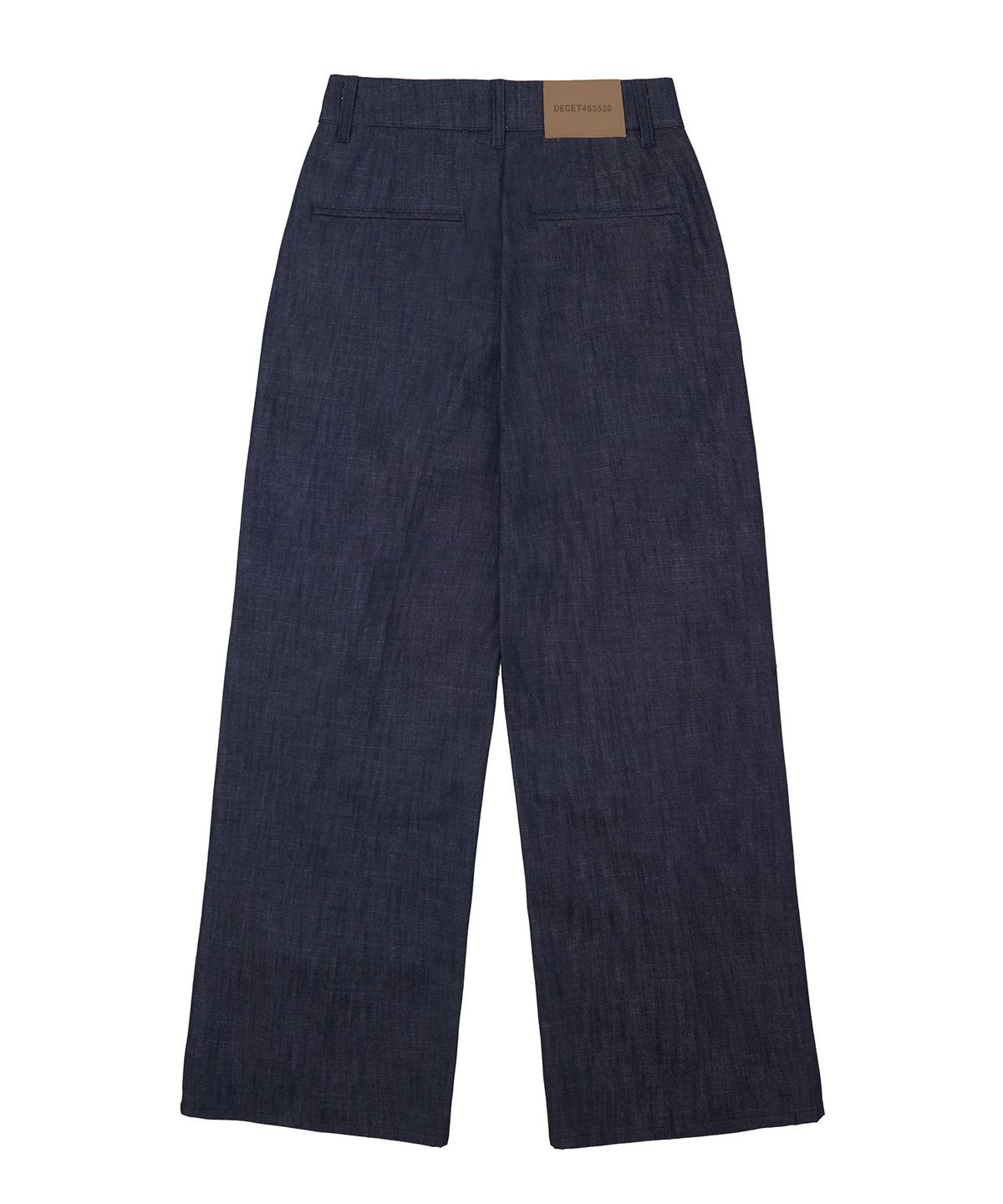 데케트 우먼(DECET WOMEN) [린넨라이크]2Pleats Wide Pants DCWPT012CPIndigo