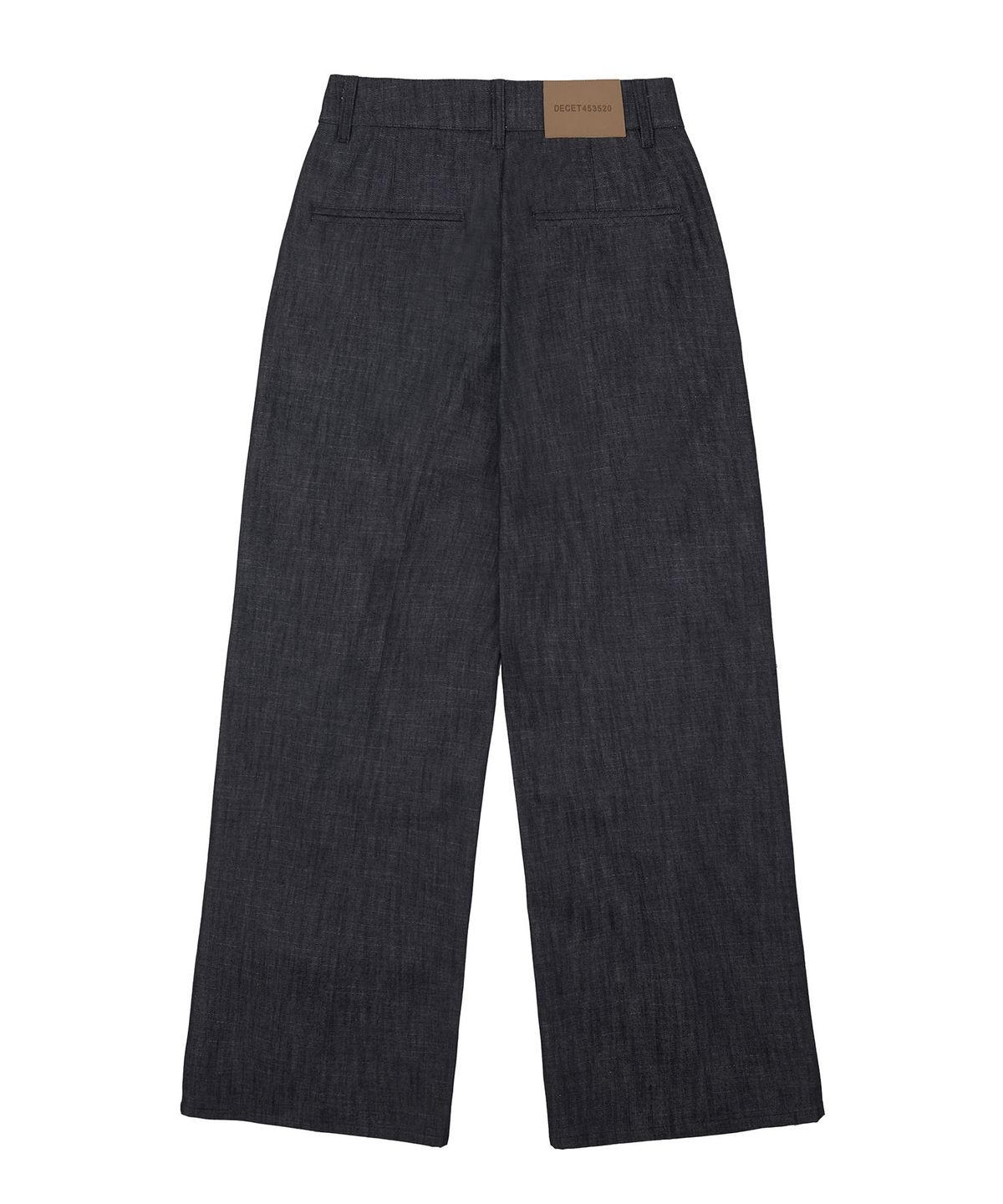 데케트 우먼(DECET WOMEN) [린넨라이크]2Pleats Wide Pants DCWPT012CPBlack