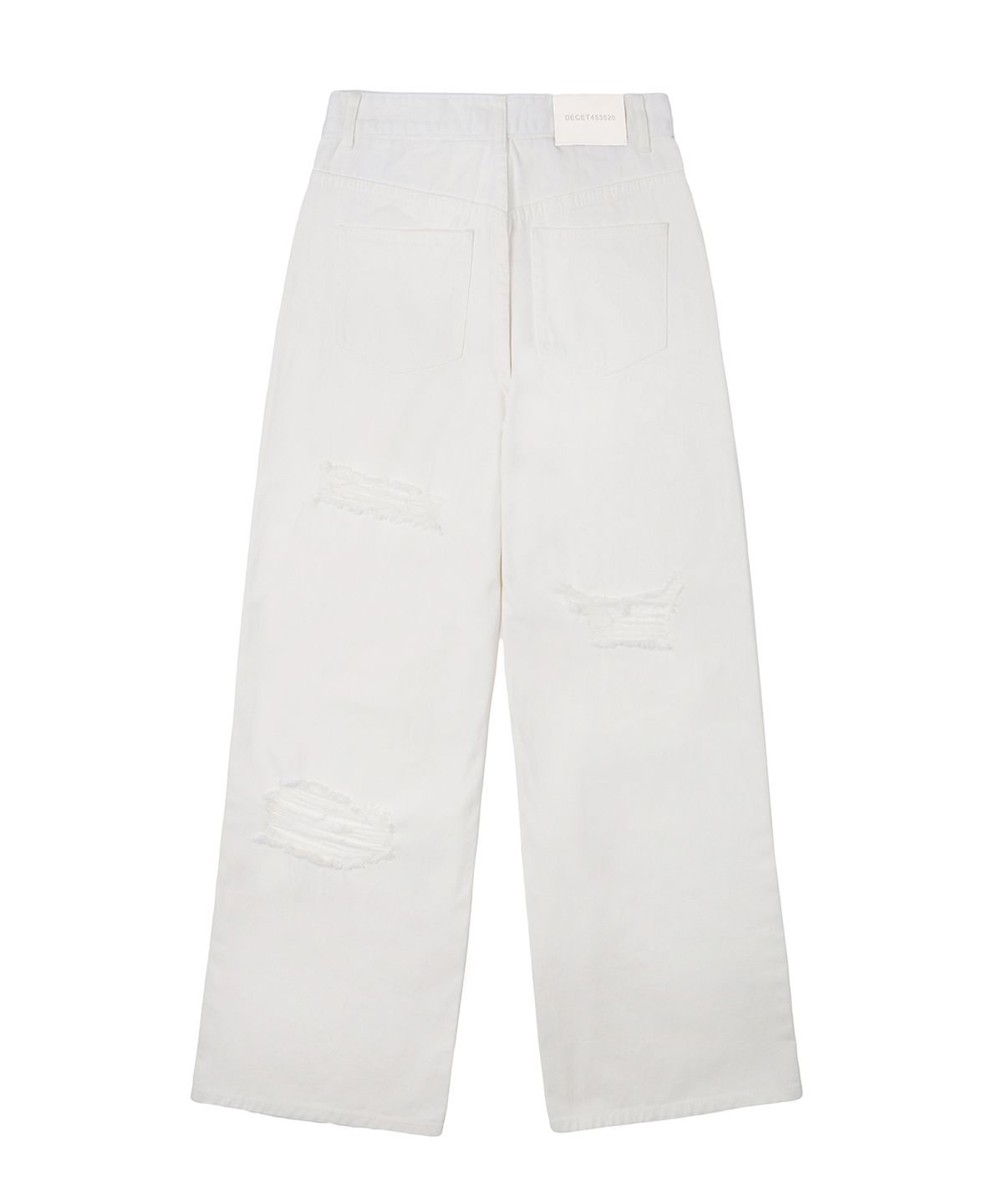 데케트 우먼(DECET WOMEN) Destroy Jeans DCWPT008Ivory