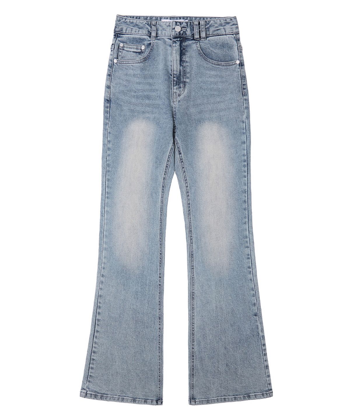 데케트 우먼(DECET WOMEN) Signature Slim Flared Jeans DCWPT005LBlueB