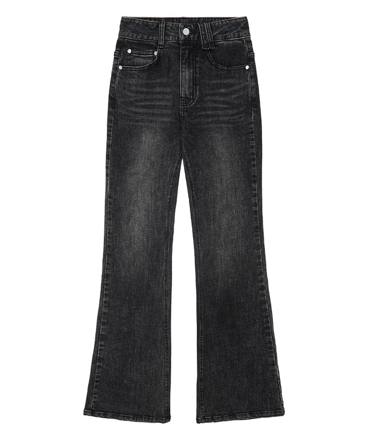 데케트 우먼(DECET WOMEN) Signature Slim Flared Jeans DCWPT005BlackB